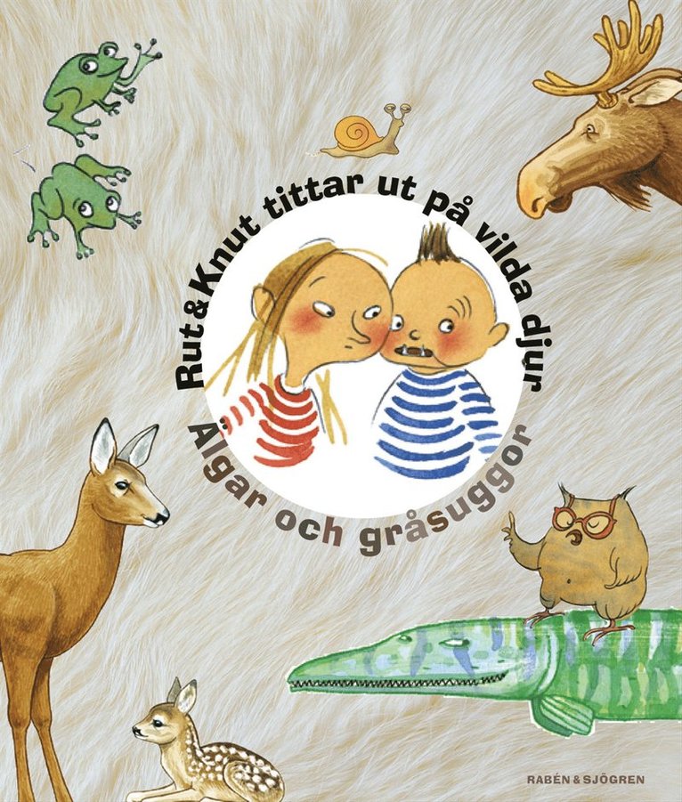 Rut & Knut tittar ut på vilda djur : Älgar och gråsuggor