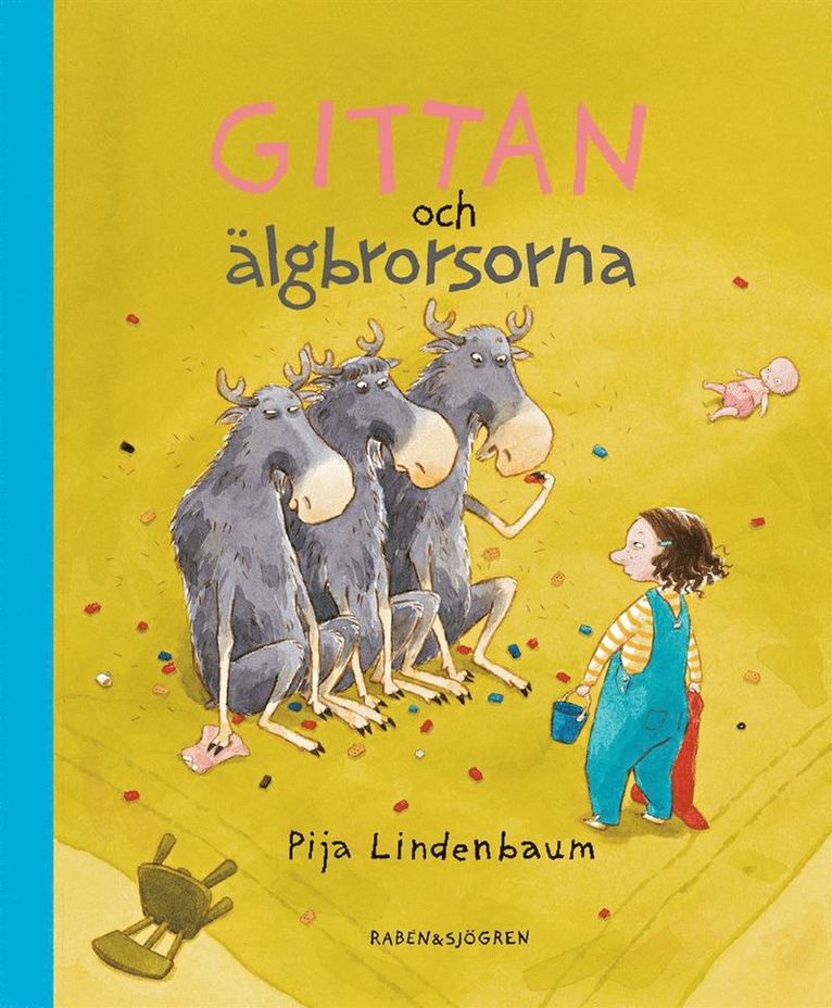 Pija Lindenbaum - Gittan och älgbrorsorna, Inbunden