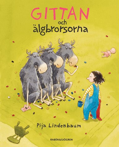 Pija Lindenbaum - Gittan och älgbrorsorna, Kartonnage