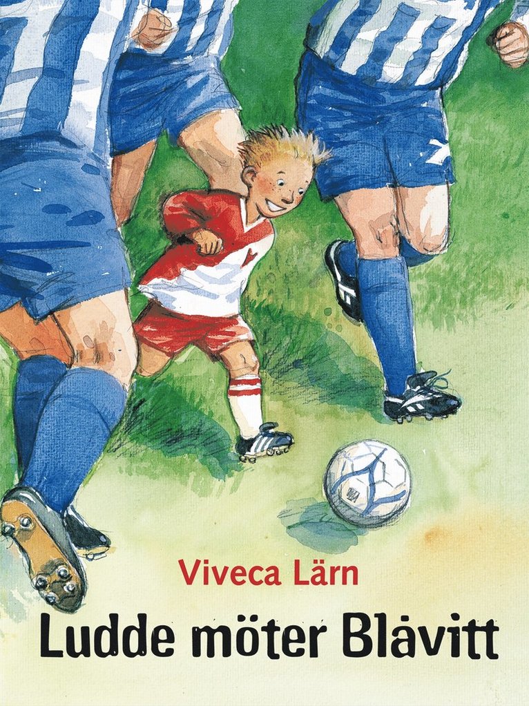 Viveca Lärn - Ludde möter blåvitt, Kartonnage
