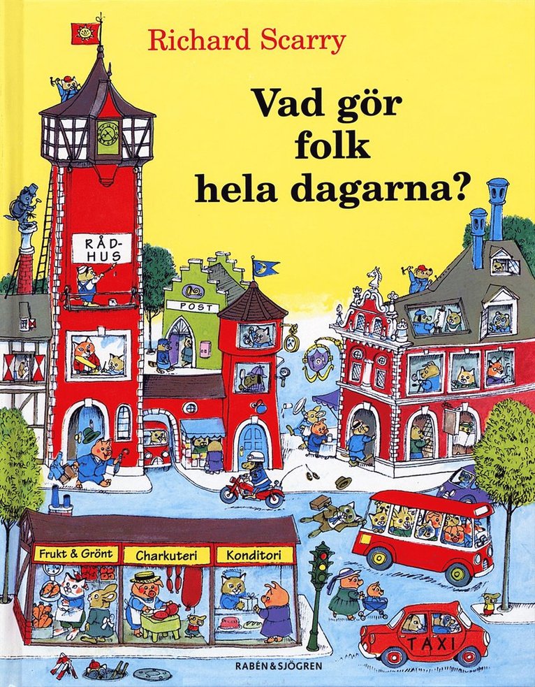 Richard Scarry - Vad gör folk hela dagarna?, Kartonnage