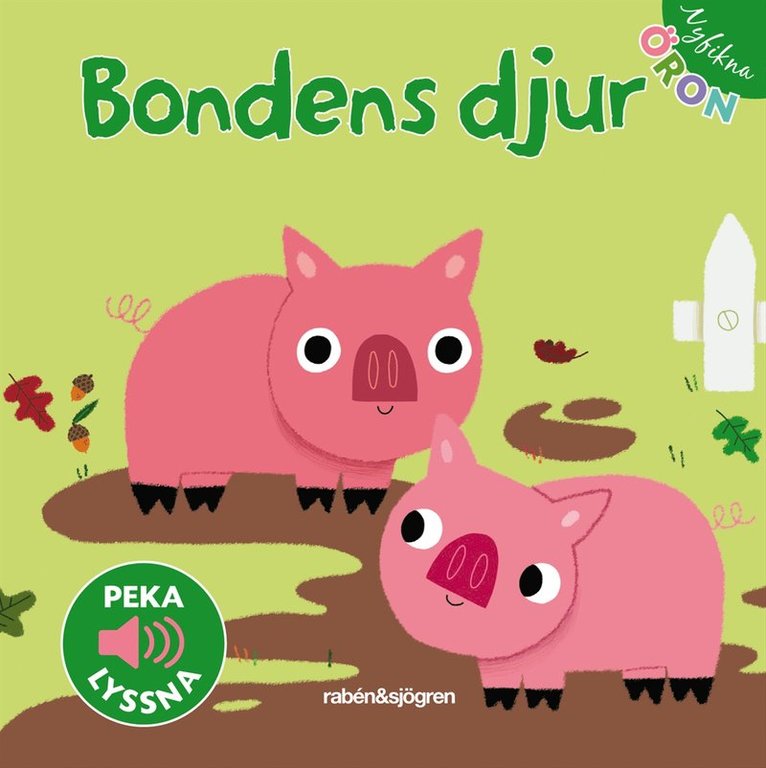 Gallimard - Bondens djur - Peka, lyssna, Kartonnage