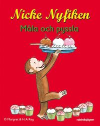 bokomslag Nicke Nyfiken - minipyssel - Måla och pyssla