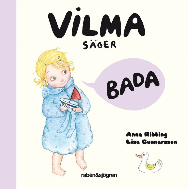 Anna Ribbing - Vilma säger bada, Kartonnage