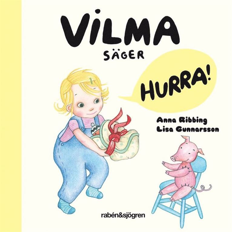 Anna Ribbing - Vilma säger hurra!, Kartonnage