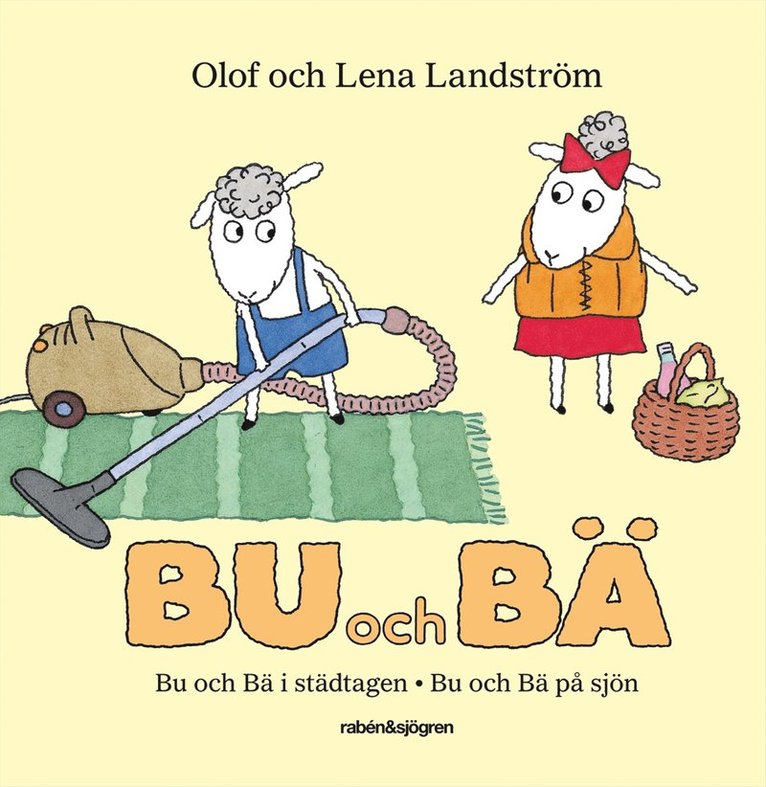 Olof Landström, Lena Landström - Bu och Bä : Bu och Bä i städtagen/Bu och Bä på sjön, Kartonnage