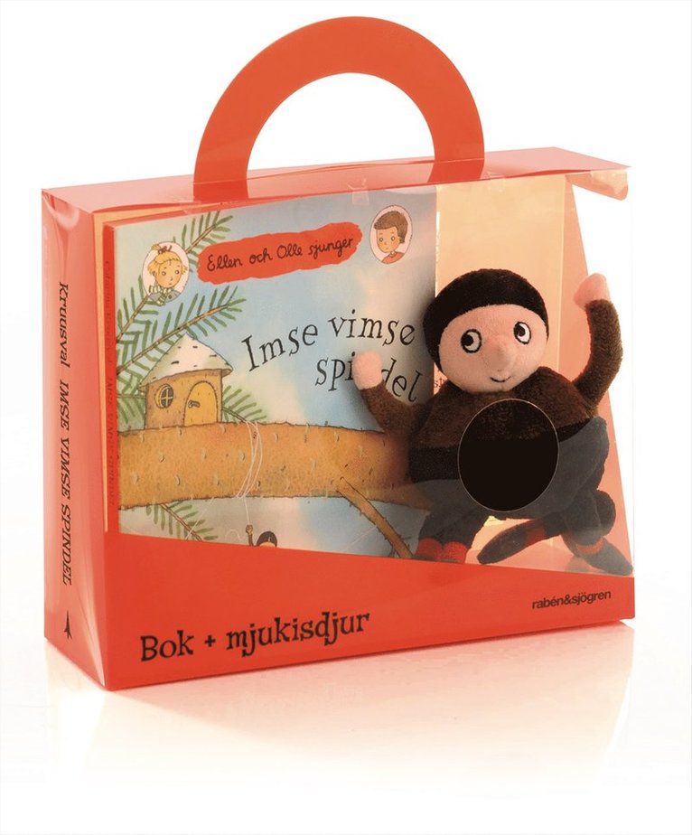 Catarina Kruusval - Imse vimse spindel - Presentförpackning : Bok + mjukisdjur, Kartonnage