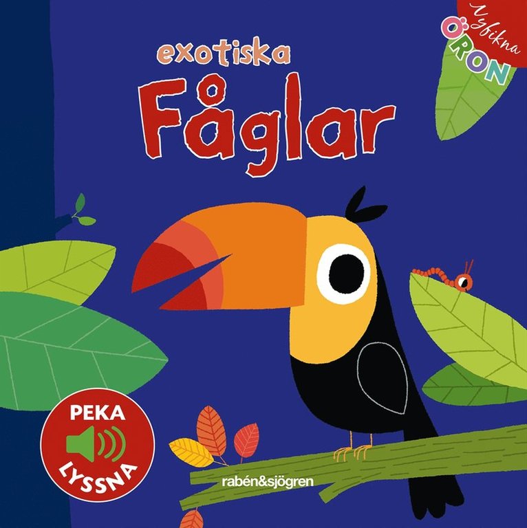Gallimard - Exotiska fåglar - Peka, lyssna, Kartonnage