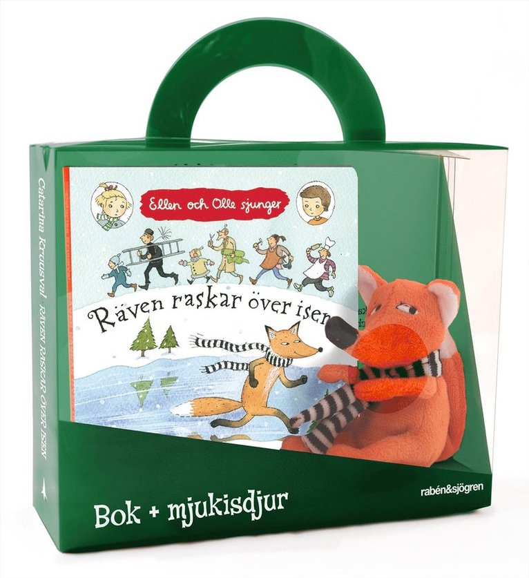 Räven raskar över isen - Presentförpackning : Bok + mjukisdjur