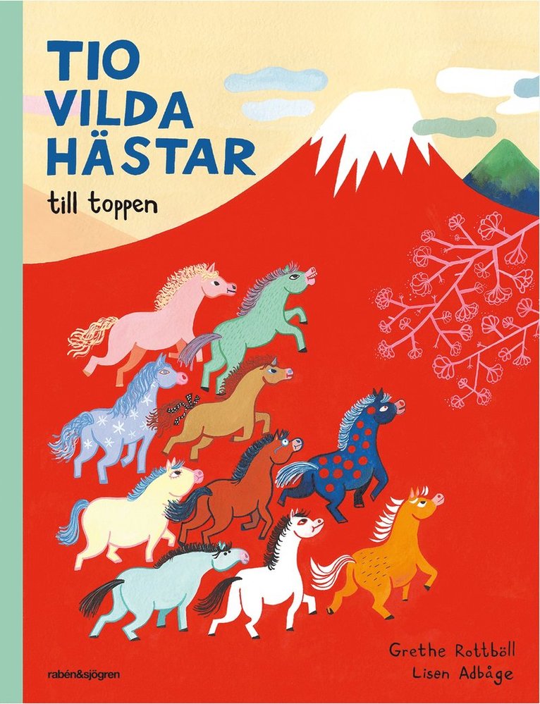 Tio vilda hästar till toppen