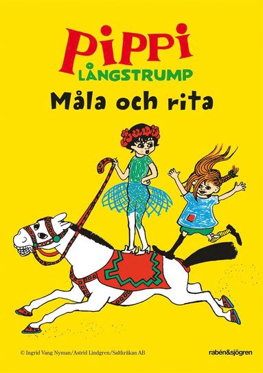 bokomslag Pippi Långstrump Måla och rita