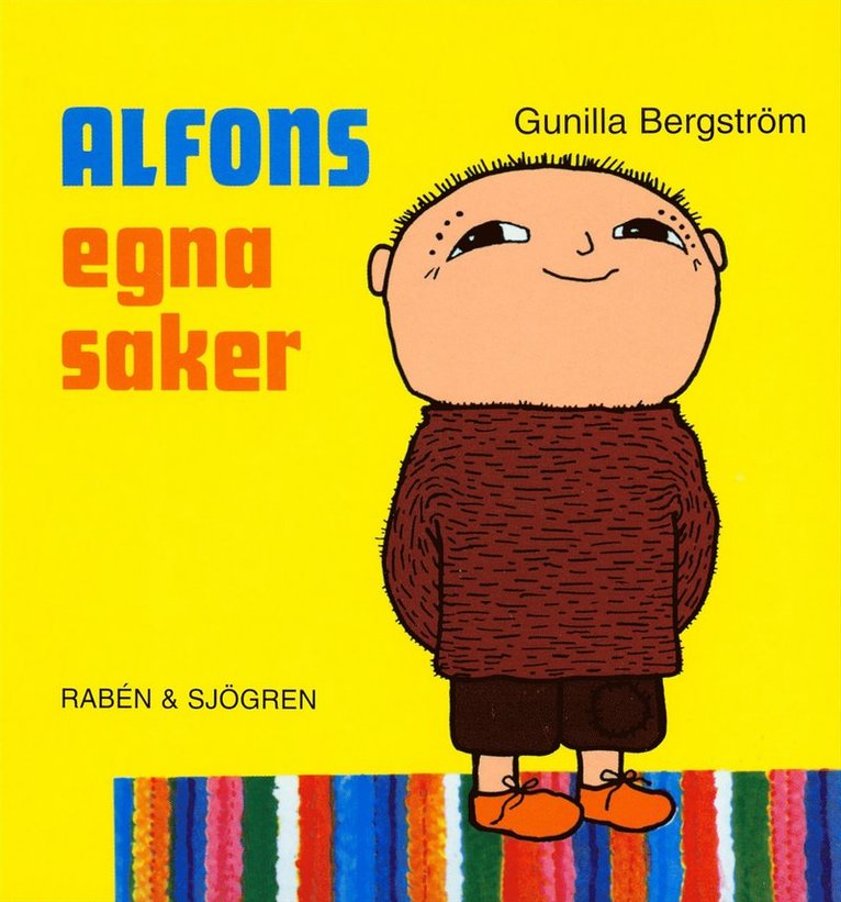 Gunilla Bergström - Alfons egna saker, Kartonnage