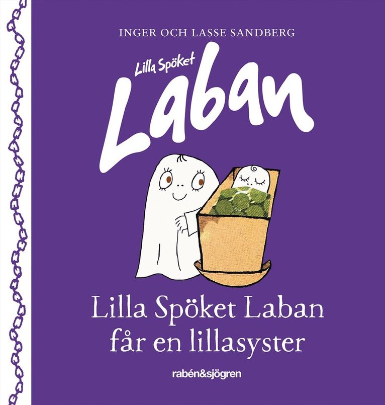 Inger Sandberg, Lasse Sandberg - Lilla spöket Laban får en lillasyster, Inbunden