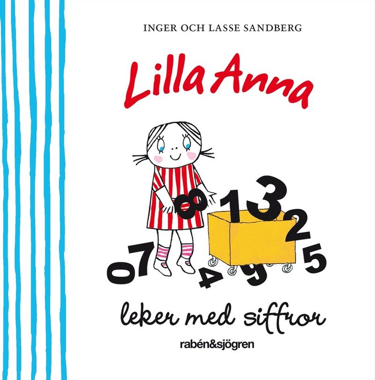 Lilla Anna leker med siffror 1