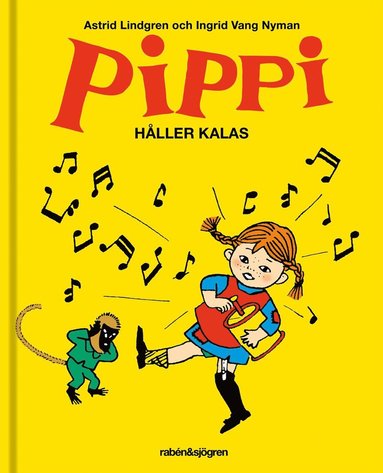 bokomslag Pippi håller kalas