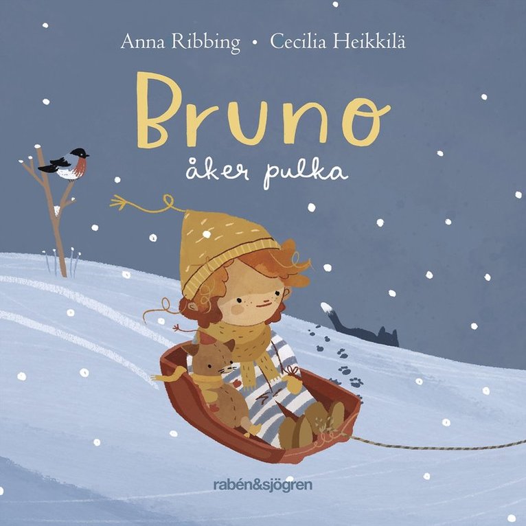 Bruno åker pulka 1