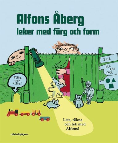bokomslag Alfons Åberg leker med färg och form : leta, räkna och lek med Alfons!