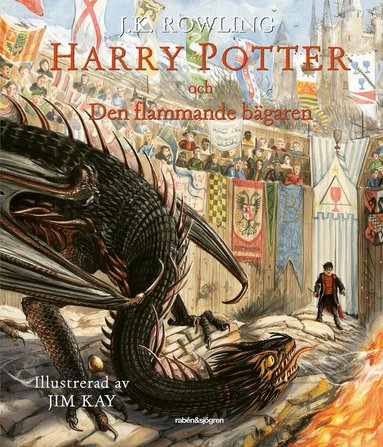 J.K. Rowling - Harry Potter och den flammande bägaren, Inbunden