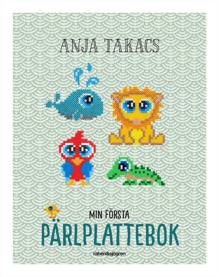 Anja Takacs - Min första pärlplattebok, Inbunden