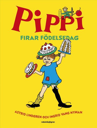 Astrid Lindgren - Pippi firar födelsedag, Inbunden