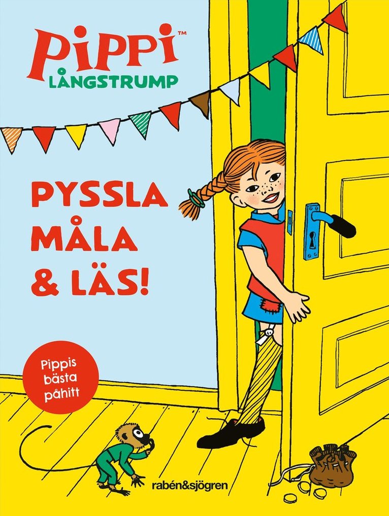 Pippi Långstrump. Pyssla, måla och läs