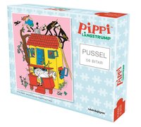 Pussel 56 bitar Pippi Långstrump på Villa Villekulla