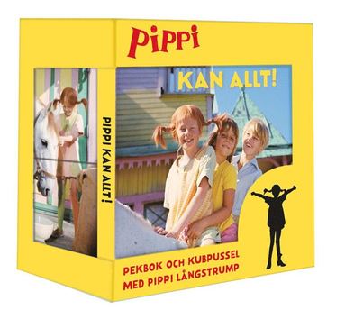 bokomslag Pippi kan allt : pekbok och kubpussel