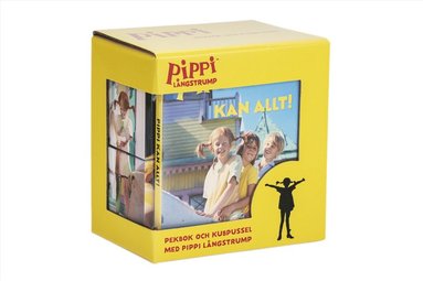 bokomslag Pippi kan allt : pekbok och kubpussel