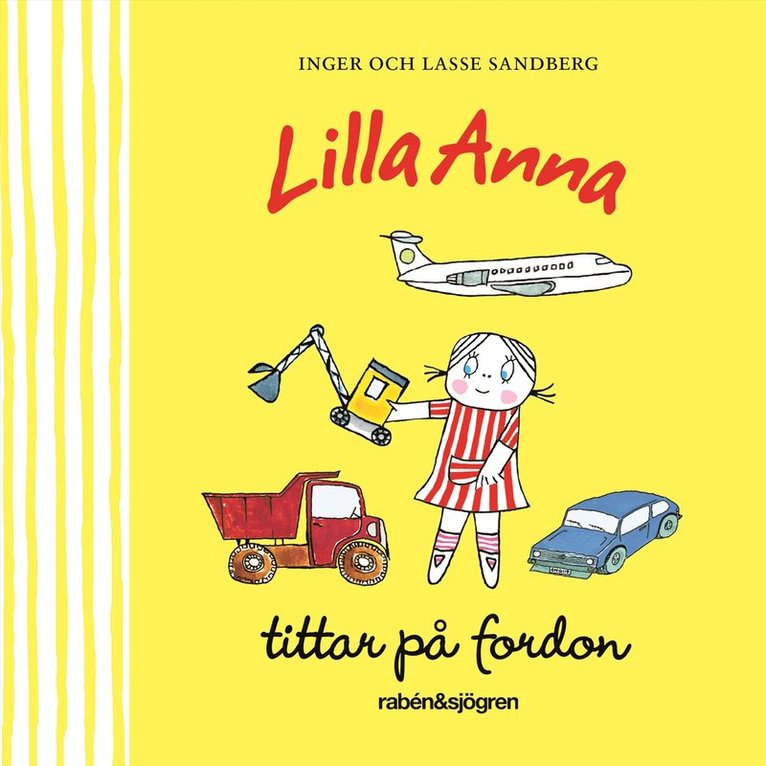 Lilla Anna tittar på fordon 1