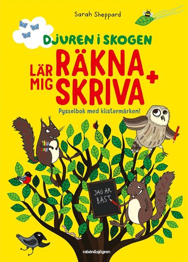 bokomslag Djuren i skogen lär mig räkna + skriva