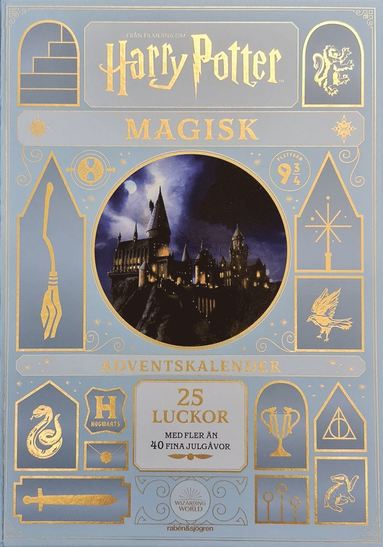 bokomslag Harry Potter Magisk adventskalender : 25 luckor med fler än 40 fina julgåvor