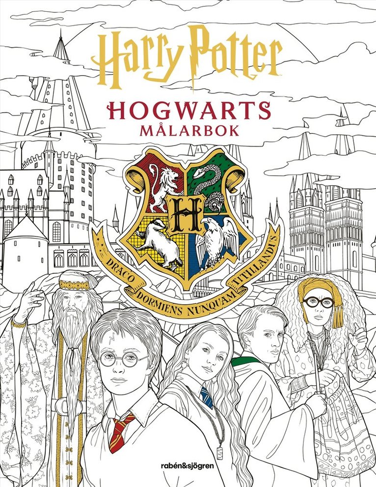 Harry Potter Hogwarts målarbok 1
