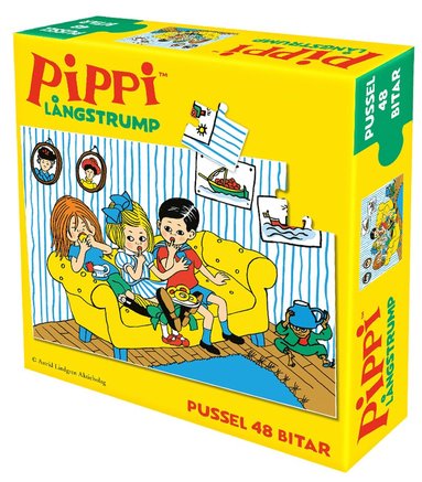 Pussel 48 bitar Pippi Långstrump 1