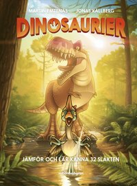 bokomslag Dinosaurier : Jämför och lär känna 32 släkten