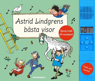 bokomslag Astrid Lindgrens bästa visor (med ljudmodul)