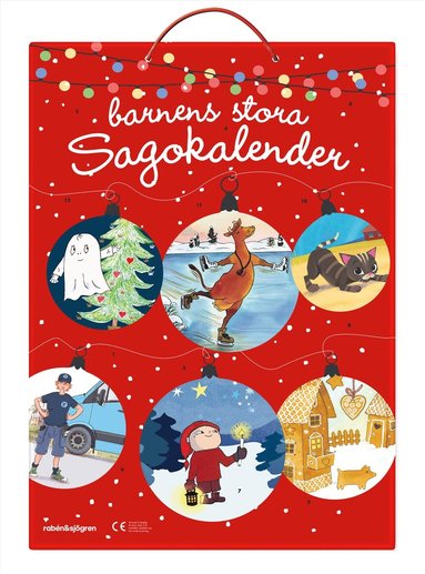 bokomslag Barnens stora sagokalender : Adventskalender med 24 miniböcker