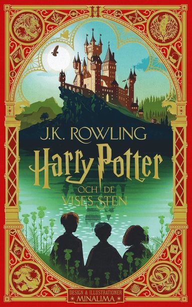 bokomslag Harry Potter och de vises sten (jubileumsutgåva av MinaLima)