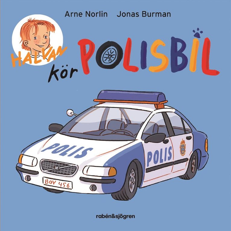 Halvan kör polisbil 1