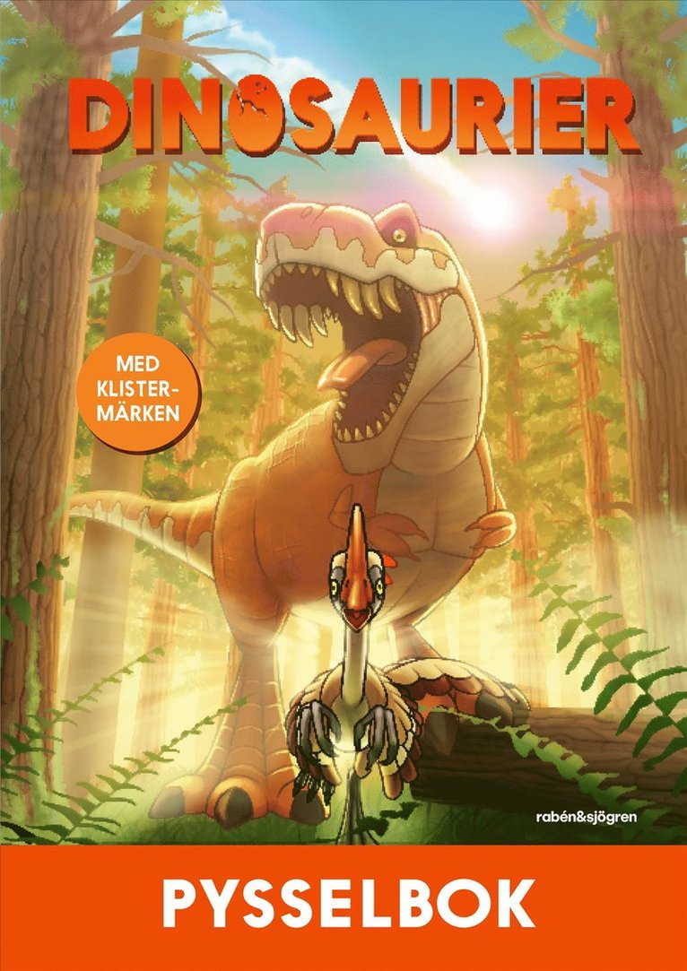 Dinosaurier pysselbok : med klistermärken 1