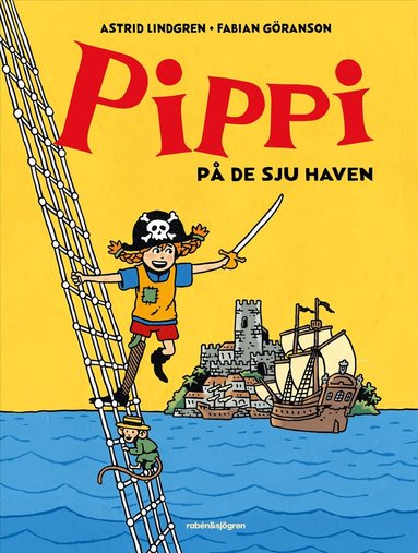 Astrid Lindgren - Pippi på de sju haven, Inbunden