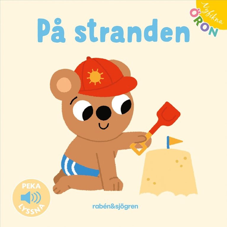 Nyfikna öron - På stranden : Peka - Lyssna, Kartonnage