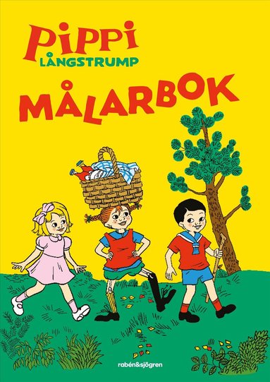 Astrid Lindgren - Pippi Långstrump målarbok, Häftad