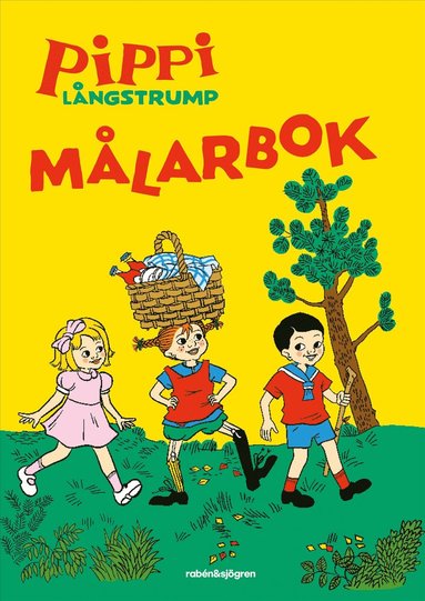 bokomslag Pippi Långstrump målarbok