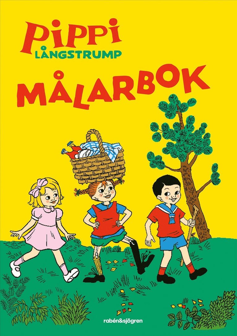 Pippi Långstrump målarbok 1