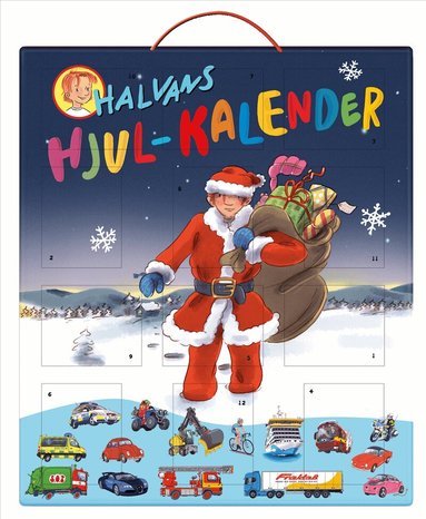 Arne Norlin - Halvans hjul-kalender : kalender med 24 presentluckor, Häftad