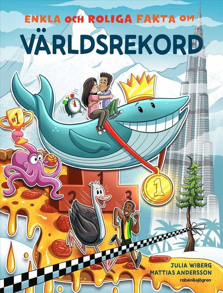 Julia Wiberg - Enkla och roliga fakta om världsrekord, Inbunden