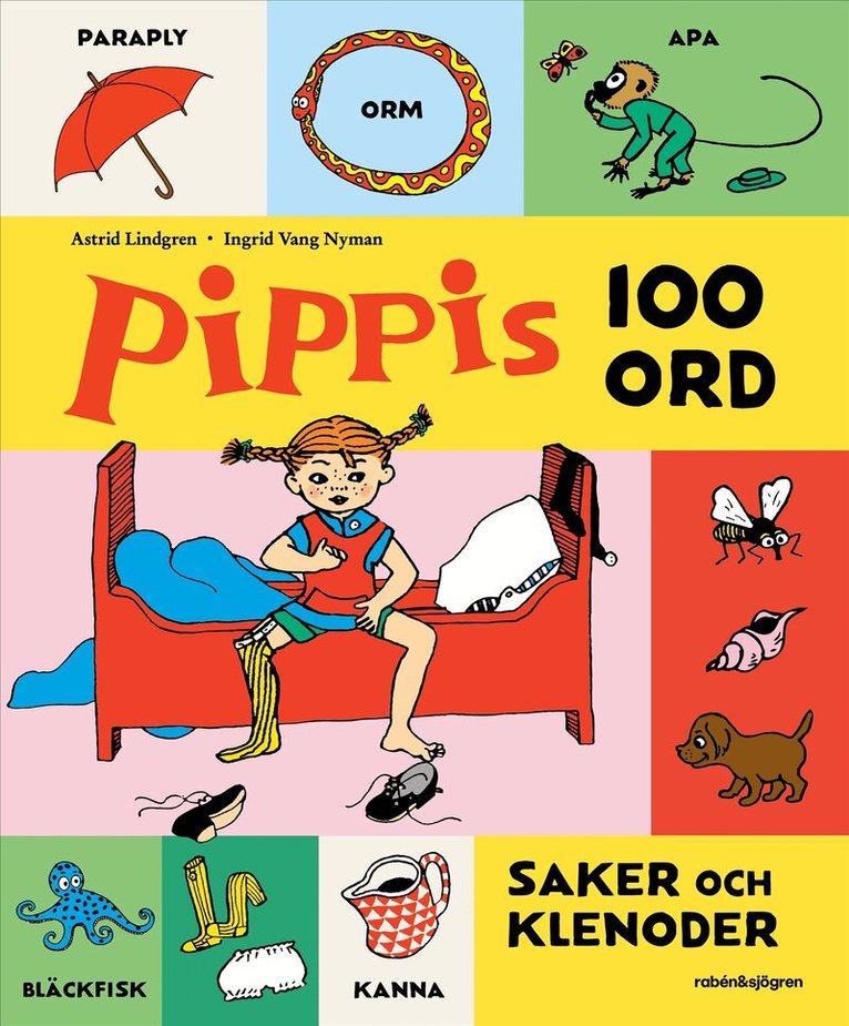Astrid Lindgren - Pippis 100 ord, saker och klenoder, Kartonnage