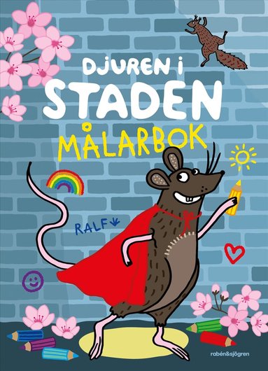 Sarah Sheppard - Djuren i staden målarbok, Häftad