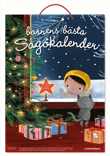 Emma AdBåge, Björn Bergenholtz, Catarina Kruusval, Ellen Karlsson, Ingelin Angerborn, Lennart Hellsing, Ulf Löfgren, Lena Sjöberg, Katarina Kuick, Pernilla Stalfelt, Jujja Wieslander, Laura Di Francesco, Ebba Forslind - Barnens bästa sagokalender : adventskalender med 24 miniböcker, Häftad