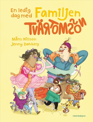 Måns Nilsson - En ledig dag med Familjen Tvärtomsson, Inbunden